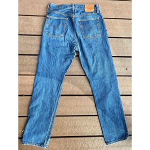 Vintage 90s Levi's "BIG E" reissue 501 Jeans, Size 29x29, Red Tab, Button Fly